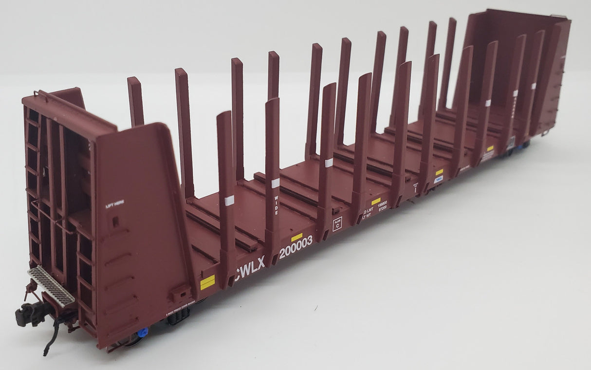 Otter Valley 65009 FCA 52' Bulkhead Pipe Car CWLX #200076 HO Scale