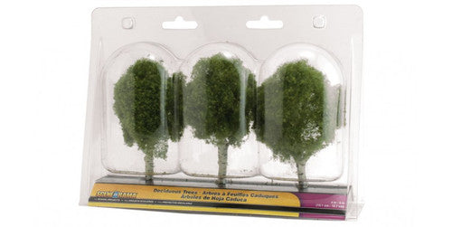 Woodland Scenics 4149 Deciduous Trees - Scene-A-Rama(TM) -- 4 to 5"  10.1 to 12.7cm pkg(3) A Scale
