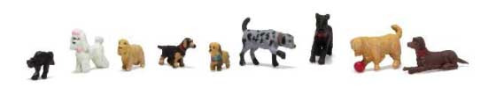 Woodland Scenics N Dogs & Cats: Set Di 12 Figure In Scala N Per Diorami E Plastico Ferroviario - Cane E Gatto Dipinti A Mano - 3
