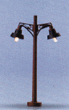 Image for 186-4611 2Arm wooden post light