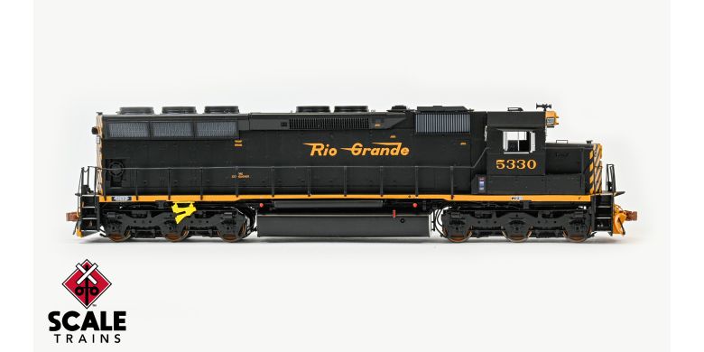 ScaleTrains SXT39723 EMD SD45 Phase IIb1, Rio Grande/Small Lettering #5330 DCC & Sound HO Scale