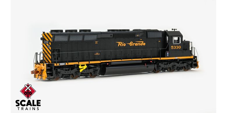 ScaleTrains SXT39723 EMD SD45 Phase IIb1, Rio Grande/Small Lettering #5330 DCC & Sound HO Scale