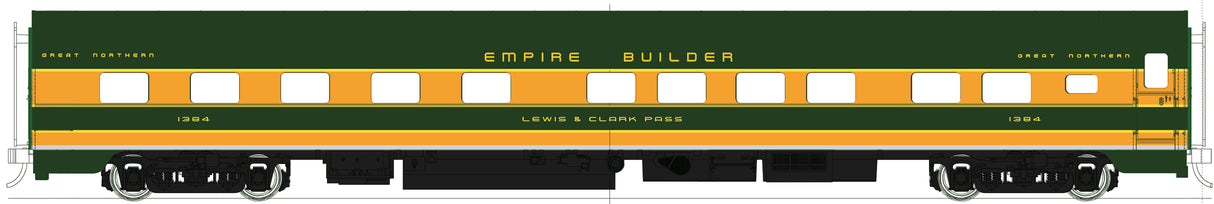 Estate Sale Used As Is RailSmith- GN Great Northern Empire Builder sleeper ‘Lewis & Clark Pass’ N Scale