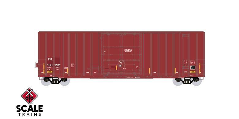 Scaletrains EE1460-1 ExactRail Evolution HO Scale Gunderson 6269 High-Cube Boxcar, Tomahawk Railway/TR #100192 HO Scale