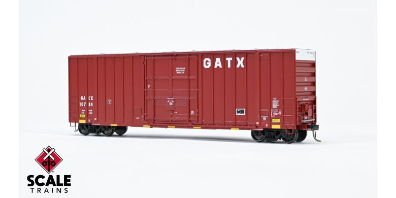 Scaletrains EE1458-1 ExactRail Evolution HO Scale Gunderson 6269 High-Cube Boxcar, GATX/GACX #10784 HO Scale