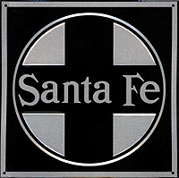 Image for 460-10003 Die-Cut Metal Sgn ATSF