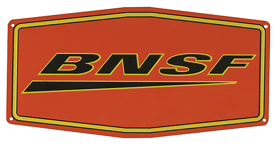 Image for 460-10040 Die-Cut Metal Sgn BNSF Sw