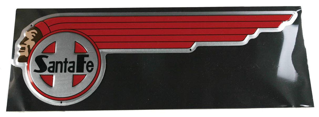 Image for 460-10502 Die-Cut Metal Sgn ATSF Hd