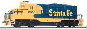 Image for 931-103 EMD GP9M RTR ATSF Blu