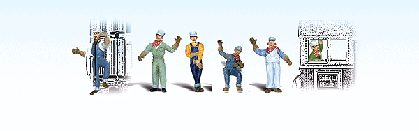 Woodland Scenics 1866 Engineers - Scenic Accents(R) -- pkg(6) HO Scale