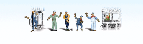 Woodland Scenics 1866 Engineers - Scenic Accents(R) -- pkg(6) HO Scale