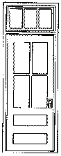Image for 300-3612 Door & frame 39x92"    2/