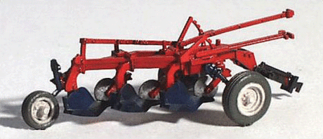 Image for 284-60003 3-Bottom Plow "Red