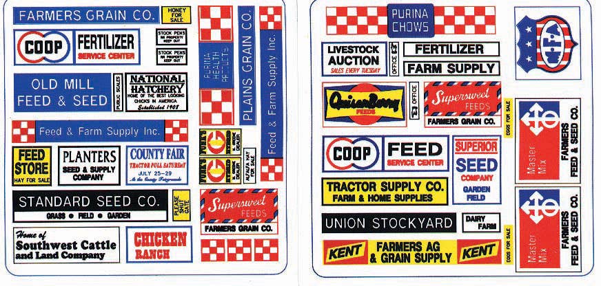 Image for 184-257 Feed & Seed Store Signs