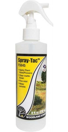 Woodland Scenics 645 Field System -- Spray-Tac(TM) - 8oz 237mL A Scale