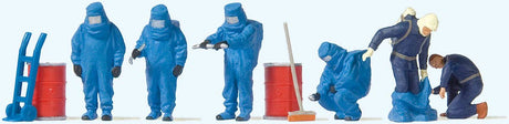 Image for 590-10729 Firemen/Blue Chem Suits