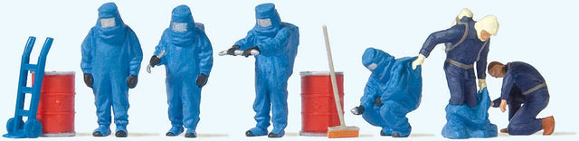 Image for 590-10729 Firemen/Blue Chem Suits