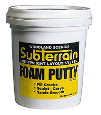 Woodland Scenics 1447 Foam Putty(TM) - SubTerrain System -- 16oz 473mL A Scale