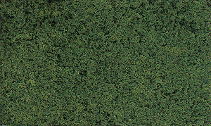 Woodland Scenics 53 Foliage - 90.7 Square Inches 585 Square cm -- Dark Green A Scale