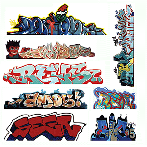 Image for 184-2246 Graffiti Dcl Mega #3 8/