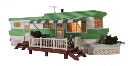 Woodland Scenics 5861 Grillin' & Chillin' Trailer w/Lights - Built-&-Ready(R) Landmark Structure(R) -- Assembled O Scale