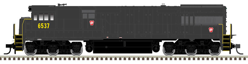Atlas 10003918 GE U30C Phase I PRR Pennsylvania Railroad #6537 (green, gold) Gold - DCC & Sound HO Scale