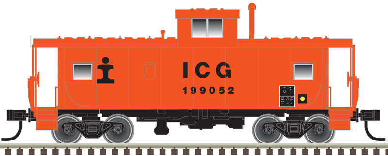 Atlas Master 20006233 Standard Cupola Caboose - ICG Illinois Central Gulf 199053 (orange, black) HO Scale