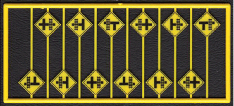 Image for 293-8252 Warn Sgn Hwy Grd Crss 12/