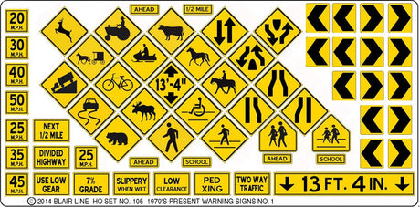 Image for 184-105 Warning signs #1