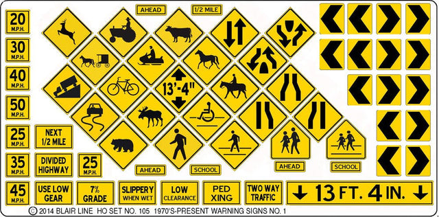 Image for 184-105 Warning signs #1