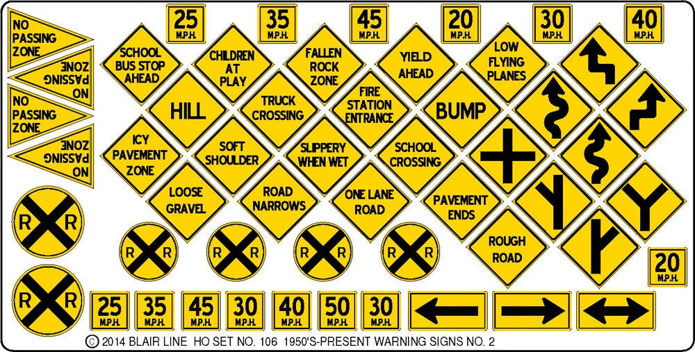 Image for 184-106 Warning signs #2