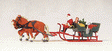Image for 590-30448 Horse/Sleigh/Father Xmas