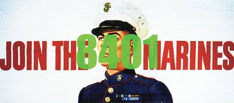 Image for 293-8401 Bllbrd Kit Marines Join