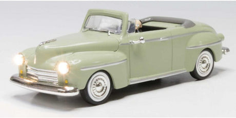 Woodland Scenics 5974 Just Plug(R) Lighted Vehicle -- Cool Convertible (Light Green) O Scale