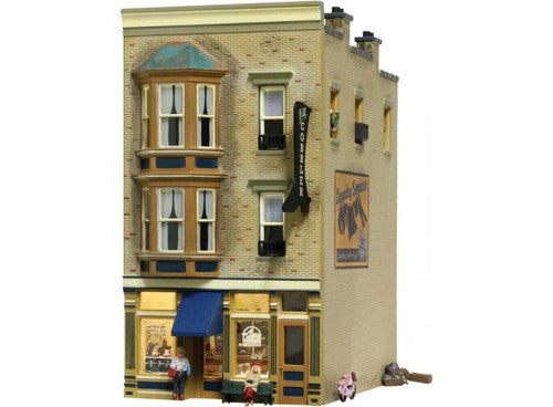 Woodland Scenics 5032 J.W. Cobbler - Built-&-Ready Landmark Structures(R) -- Assembled - 2-31/32 x 4-5/16" 7.5 x 10.9 cm HO Scale