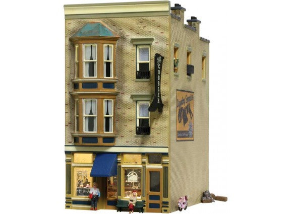 Woodland Scenics 5032 J.W. Cobbler - Built-&-Ready Landmark Structures(R) -- Assembled - 2-31/32 x 4-5/16" 7.5 x 10.9 cm HO Scale