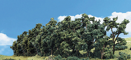 Woodland Scenics 24 Large Tree Kits -- Hedgerow Scene (18 Trees, 6, Bushes, Turf & Foliage) 24-30" 60-75cm Long A Scale