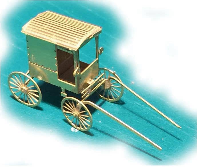 Image for 716-96703 Etched Amish Buggy