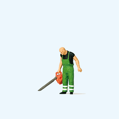 Image for 590-28188 Man w/Leaf Blower