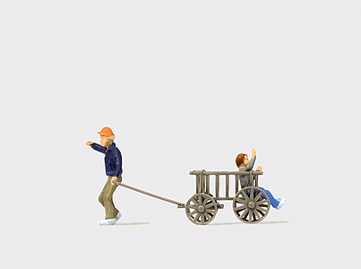 Image for 590-28112 Man Pulling Child in Cart
