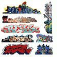 Image for 184-1246 Graffiti Dcl Mega #3 8/