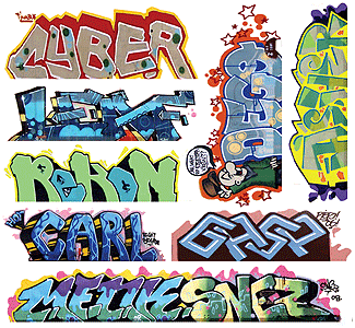 Image for 184-1261 Graffiti Dcl Mega #12 8/