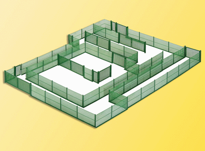 Image for 405-38603 Green Mesh Fencing 3m