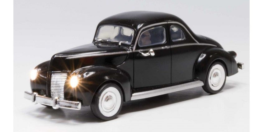 Woodland Scenics 5971 Midnight Ride - Just Plug(R) Lighted Vehicle -- Black O Scale