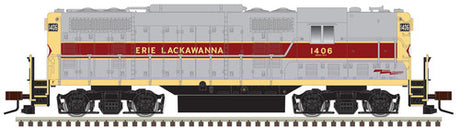 Atlas 40005369 EMD GP7 Phase II w/Torpedo Tubes EL Erie Lackawanna #1407 - DCC & Sound N Scale