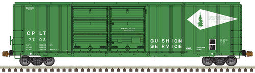 Atlas {50005253} FMC 5077 DD Boxcar CP< Camino Placerville & Lake Tahoe #7722 (Scale=N) Part#150-50005253