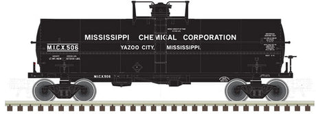 Atlas 50004739 11,000 Gallon Tank Car MICX - Mississippi Chemical #506 (Scale=N) Part # 150-50004739