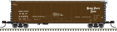 Atlas 50005698 NKP - Nickel Plate Road #84055 (Boxcar Red, black, white) 50' GA RBL Plug-Door Boxcar N Scale