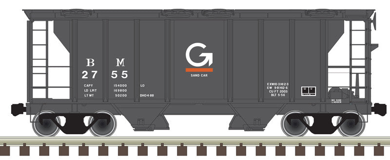 ATLAS 50005893 PS-2 Covered Hopper B&M Guilford #2758 N Scale
