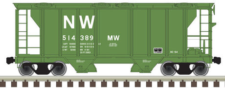 Atlas 20006561 PS-2 Covered Hopper Norfolk & Western #514385 (MOW green, white, NW Logo) HO Scale